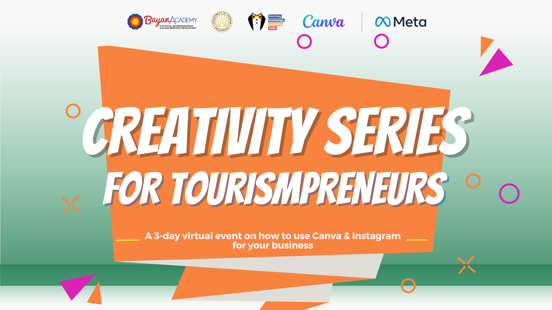 Creativity Series for Tourismpreneurs